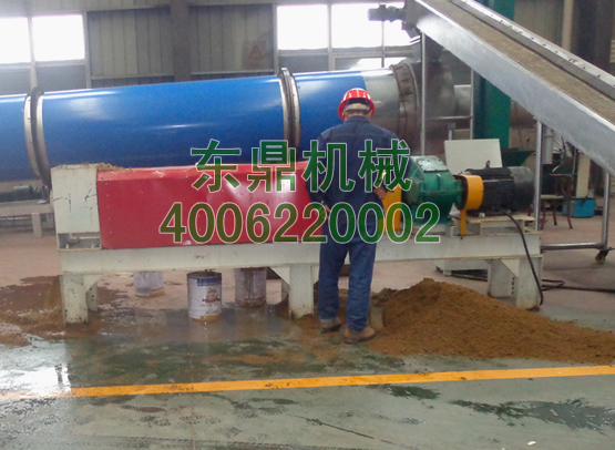 啤酒糟脫水工序現場